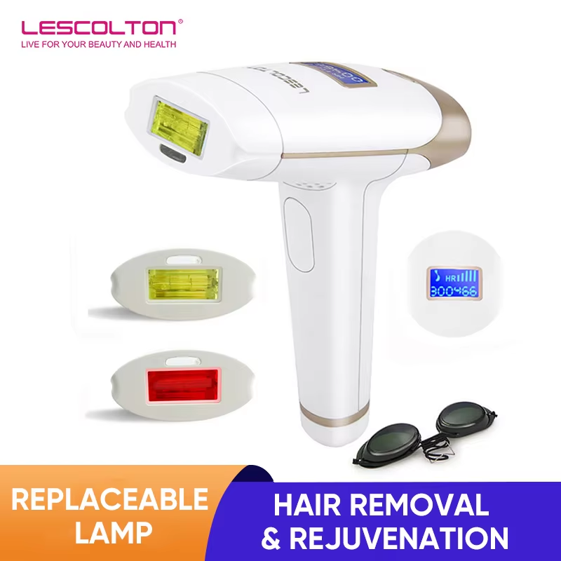 Ipl Hair Removal Handset Permanent - เลสคอลตัน เครื่องกำจัดขน IPL 2in1 พร้อมหน้าจอ LCD