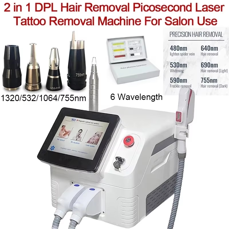 Opt Ipl Laser Hair Removal Machine - ดีไซน์ใหม่ 2026 เครื่องเลเซอร์ 2 in 1