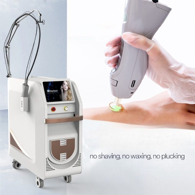 Alexandrite Laser Hair Removal Machine - เครื่องกำจัดขนด้วยเลเซอร์ Nd Yag แบบ Long Pulse