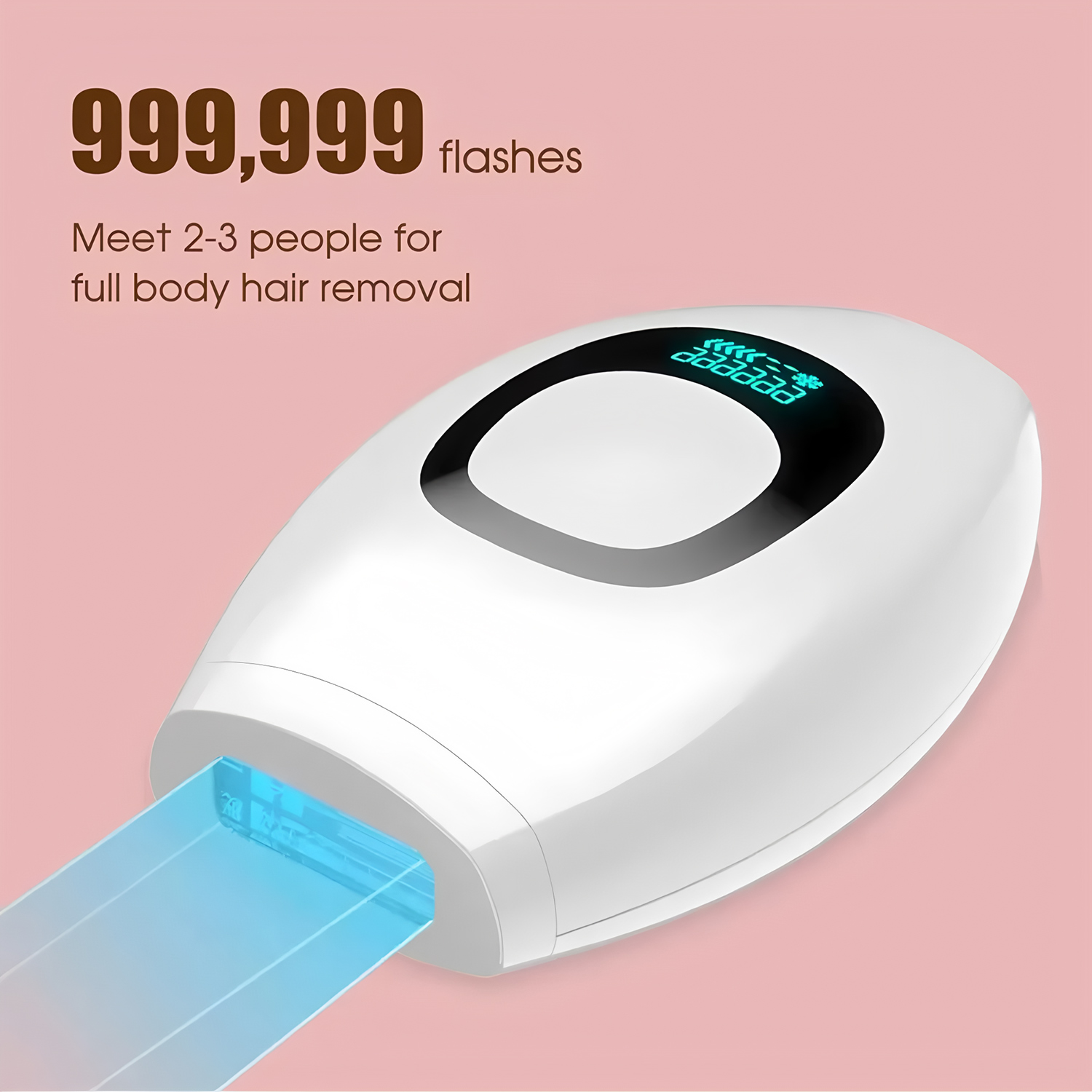 Opt Ipl Laser Hair Removal Machine - จอแสดงผลดิจิตอล IPL 500,000 แฟลช เครื่องกำจัดขนแบบพัลส์ เลเซอร์กำจัดขนถาวรสำหรับผู้หญิง