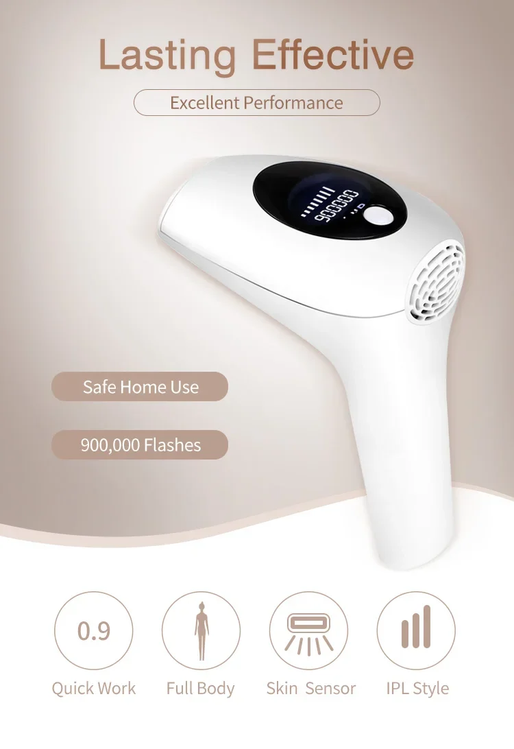 Ipl Hair Removal Handset Permanent - 10 อุปกรณ์กำจัดขน IPL สำหรับดูแลความงาม 990000 แฟลช