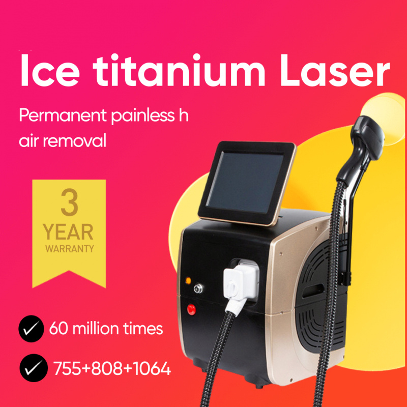 Alexandrite Laser Hair Removal Machine - เครื่องกำจัดขนด้วยเลเซอร์ไดโอดกำลังสูง ปี 2026 เครื่องกำจัดขนแบบสามความยาวคลื่น เลเซอร์ไดโอด กำจัดขนถาวร