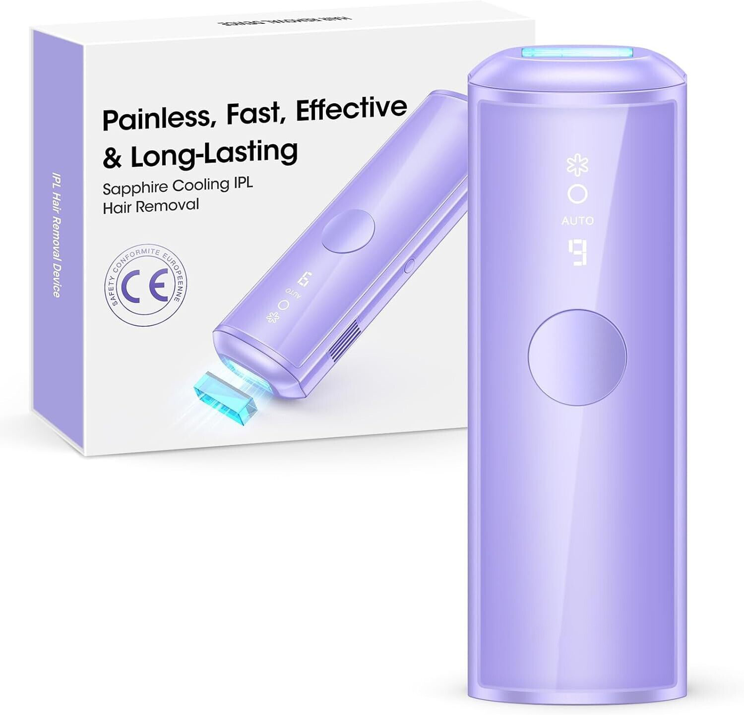 Home Ipl Hair Removal Sapphire Cooling - เครื่องกำจัดขน IPL แบบพกพา ระบบทำความเย็นด้วยน้ำแข็ง ใช้ในบ้าน หัวเลเซอร์แบบถอดได้