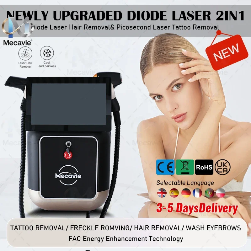 เครื่องกำจัดขนด้วยเลเซอร์ไดโอด - Ice Titanium Diode Laser Machine บทวิจารณ์และราคา
