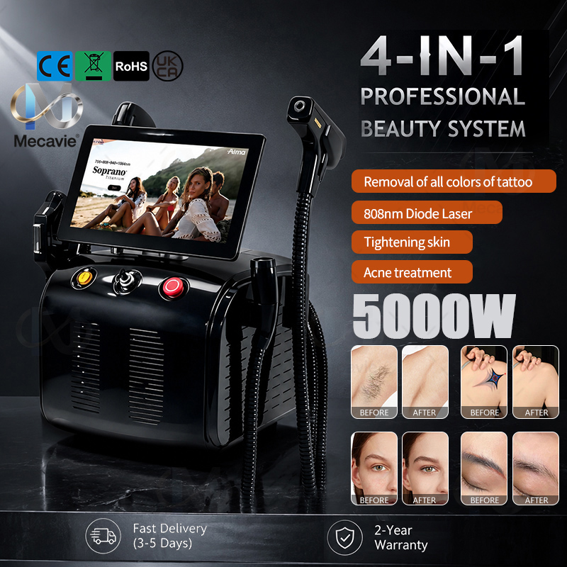 เครื่องเลเซอร์กำจัดขน 4in1 Sop - Ice Titanium Diode Laser Machine บทวิจารณ์และราคา