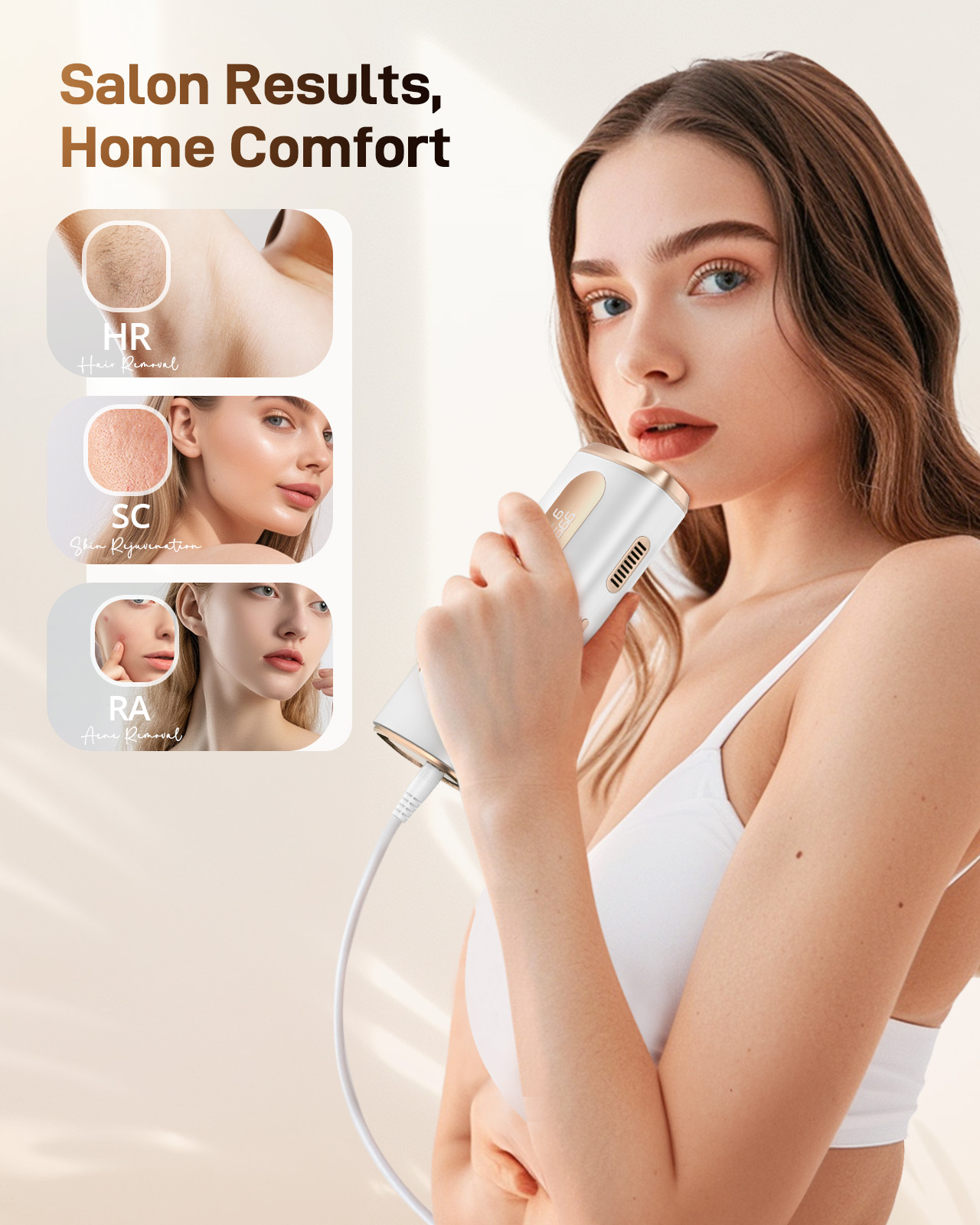 เครื่องกำจัดขน IPL ระบบทำความเ - Ipl Hair Removal Handset Permanent บทวิจารณ์และราคา
