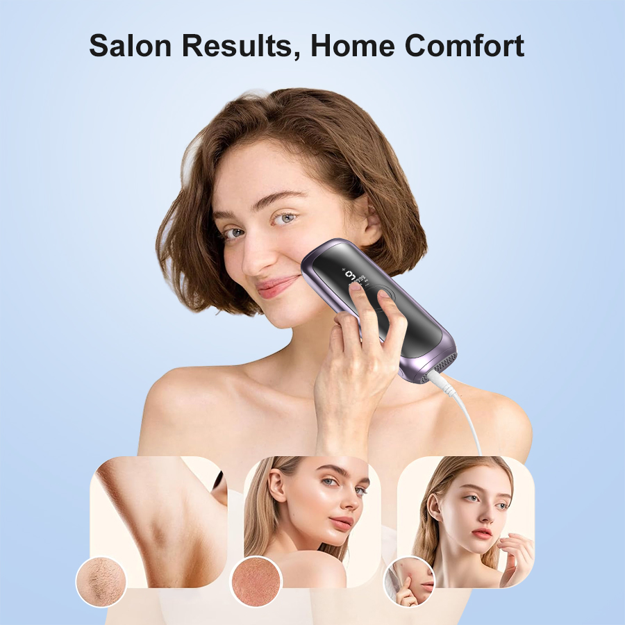 เครื่องกำจัดขนด้วยแสง IPL แบบพ - Home Ipl Hair Removal Sapphire Cooling บทวิจารณ์และราคา