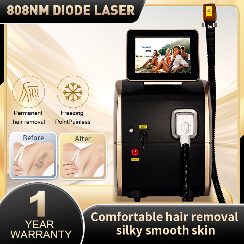เครื่องกำจัดขนด้วยเลเซอร์ไดโอด - Diode Laser Hair Removal 808Nm 755Nm 1064Nm บทวิจารณ์และราคา