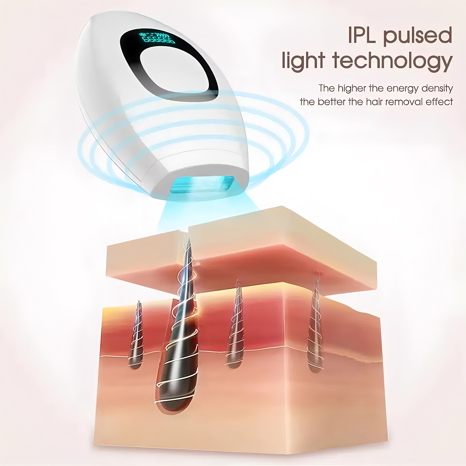 จอแสดงผลดิจิตอล IPL 500,000 แฟ - Opt Ipl Laser Hair Removal Machine บทวิจารณ์และราคา