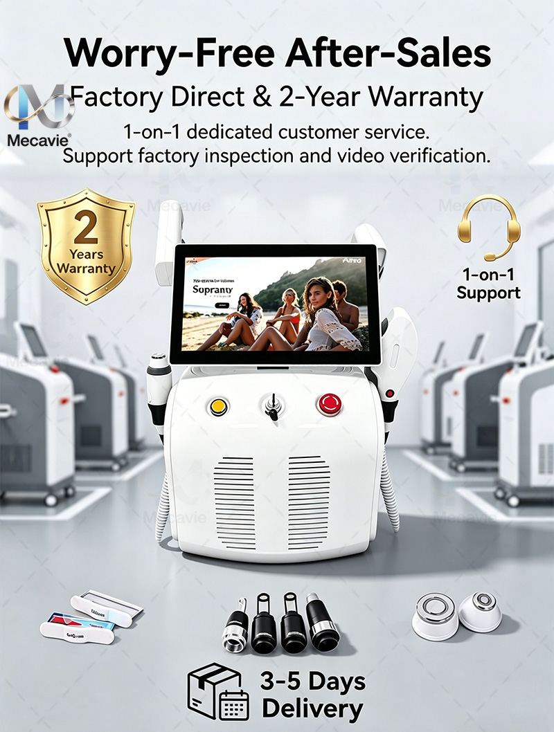 เครื่องกำจัดขน 4IN1 Soprano Ti - Ice Titanium Diode Laser Machine บทวิจารณ์และราคา