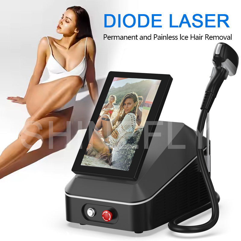 เครื่องกำจัดขนถาวรแบบพกพา ดีไซ - Diode Laser Hair Removal 808Nm 755Nm 1064Nm บทวิจารณ์และราคา