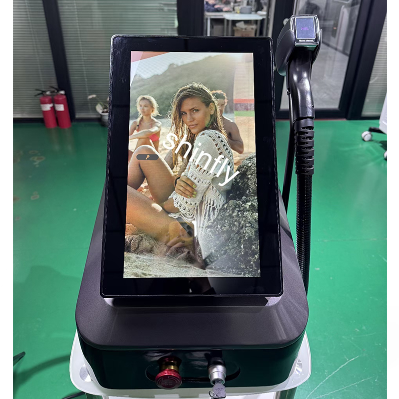 เครื่องกำจัดขนถาวรแบบพกพา ดีไซ - Diode Laser Hair Removal 808Nm 755Nm 1064Nm บทวิจารณ์และราคา