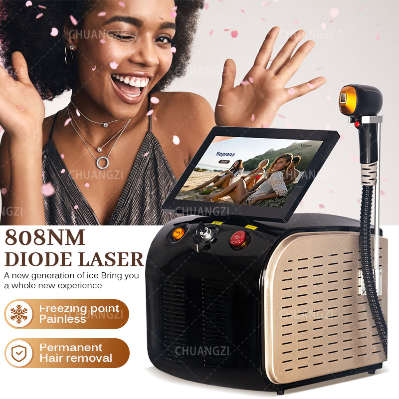เครื่องกำจัดขนแบบมืออาชีพ ไอซ์ - Alexandrite Laser Hair Removal Machine บทวิจารณ์และราคา
