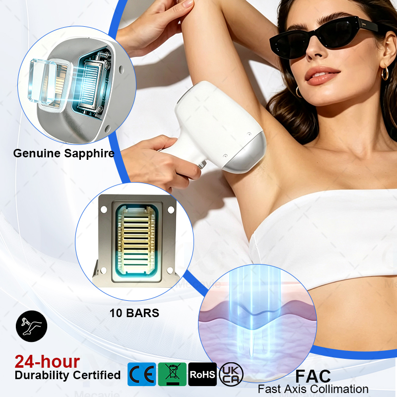เครื่องกำจัดขนด้วยเลเซอร์ไดโอด - Alexandrite Laser Hair Removal Machine บทวิจารณ์และราคา