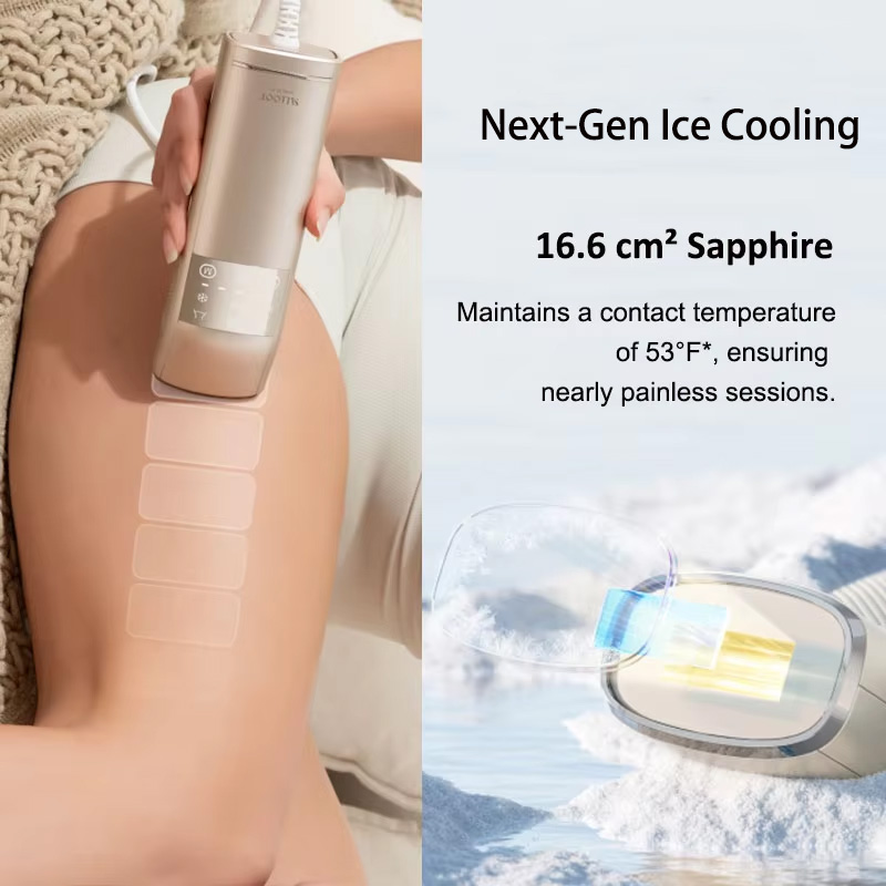เครื่องกำจัดขนด้วยเลเซอร์ Trin - Home Ipl Hair Removal Sapphire Cooling บทวิจารณ์และราคา