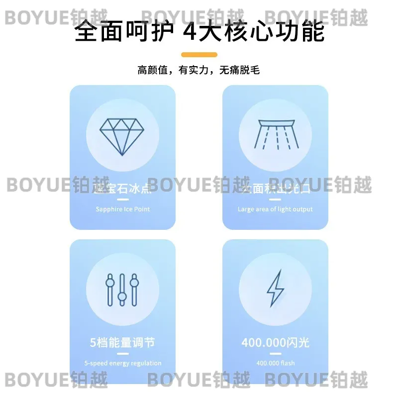 เครื่องกำจัดขนด้วยแสง IPL แบบไ - Home Ipl Hair Removal Sapphire Cooling บทวิจารณ์และราคา