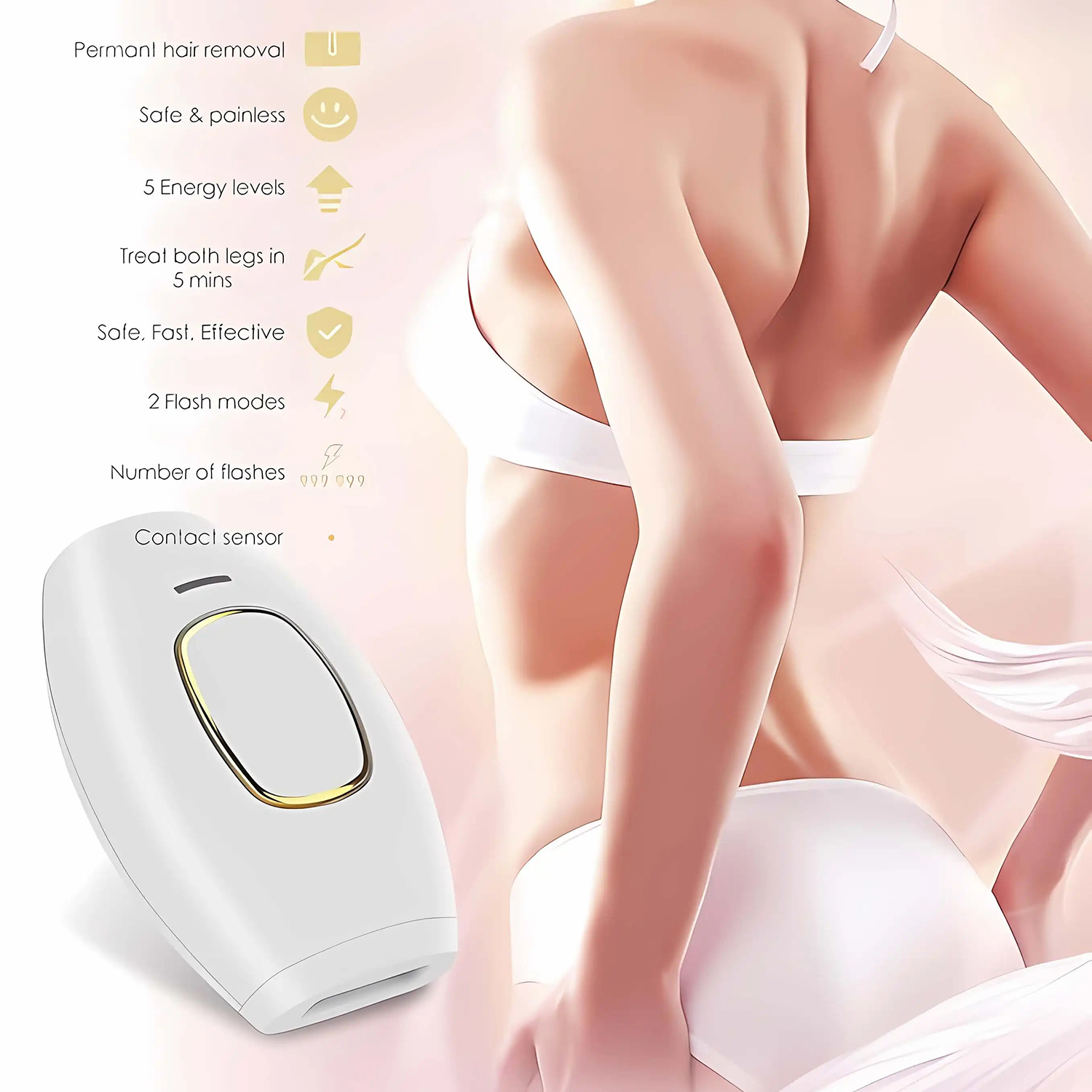 เครื่องกำจัดขนด้วยเลเซอร์ IPL  - Opt Ipl Laser Hair Removal Machine บทวิจารณ์และราคา