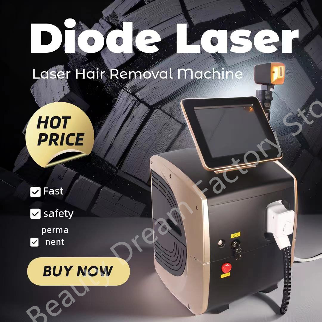 เครื่องกำจัดขนด้วยเลเซอร์ไดโอด - Alexandrite Laser Hair Removal Machine บทวิจารณ์และราคา