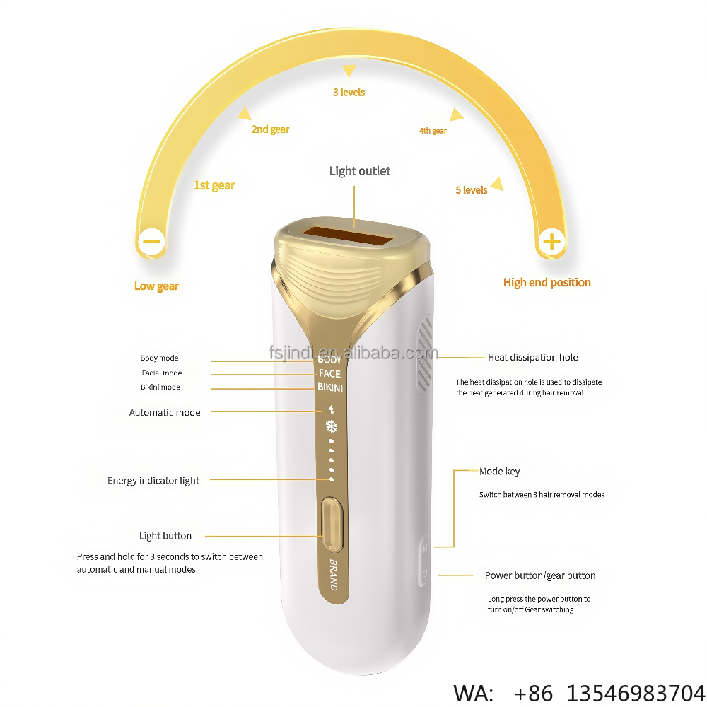 เครื่องกำจัดขนด้วยเลเซอร์ IPL  - Home Ipl Hair Removal Sapphire Cooling บทวิจารณ์และราคา