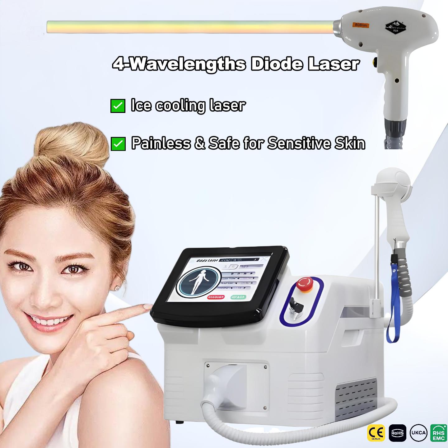 เครื่องกำจัดขนด้วยเลเซอร์ไดโอด - Ice Titanium Diode Laser Machine บทวิจารณ์และราคา
